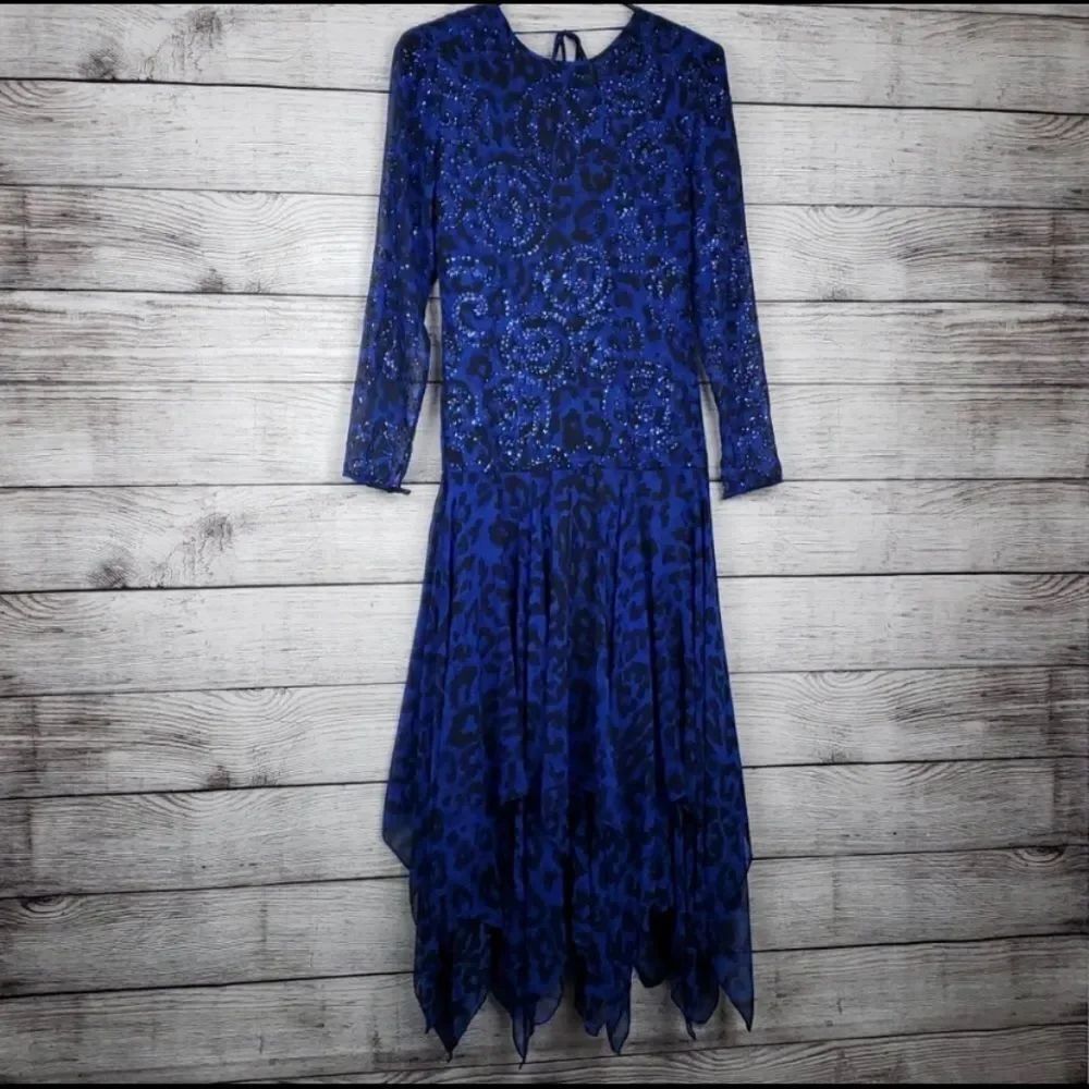 Vintage Sequenced Leopard Dress sz. 6